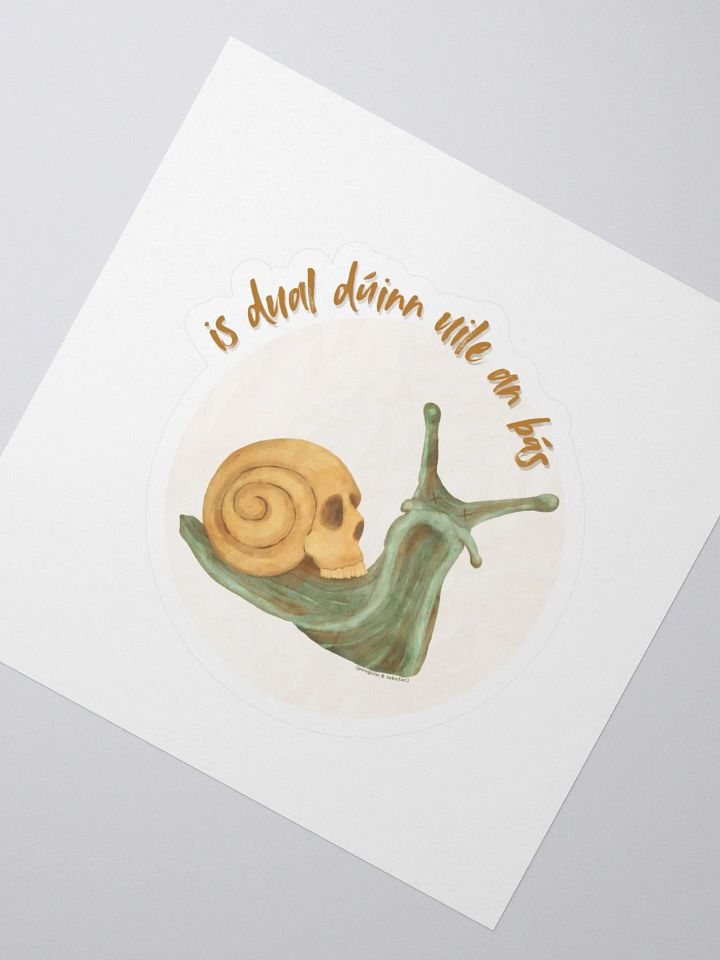 Is Dual Dúinn Uile an Bás Sticker product image (2)