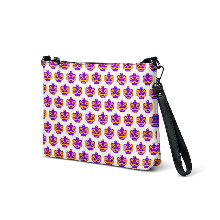 Dragon Dance Mask Crossbody Adventure Bag - White product image (2)