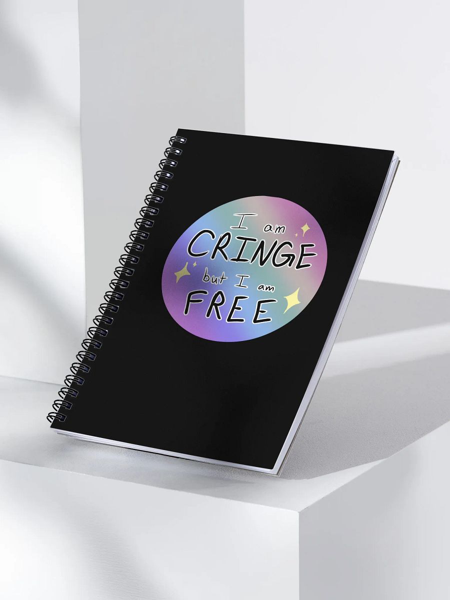 'Cringe but Free' Spiral-Bound Journal product image (3)