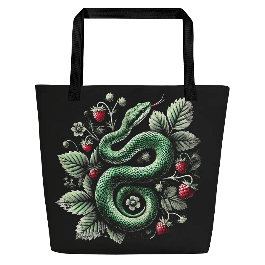 A Green Pit Viper in the Red Strawberries Bag product image (1)
