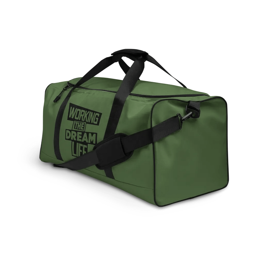Green All-Over Print Duffle Bag – Working The Dream Life | Premium Travel & Work Lifestyle Statement product image (8)