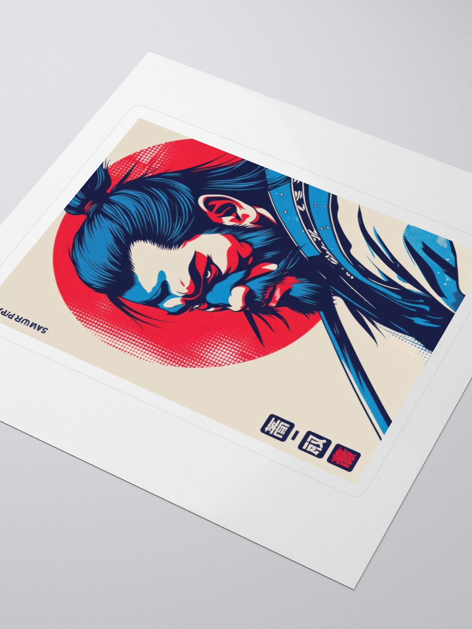 Samurai Warrior Kiss Cut Stickers product image (3)