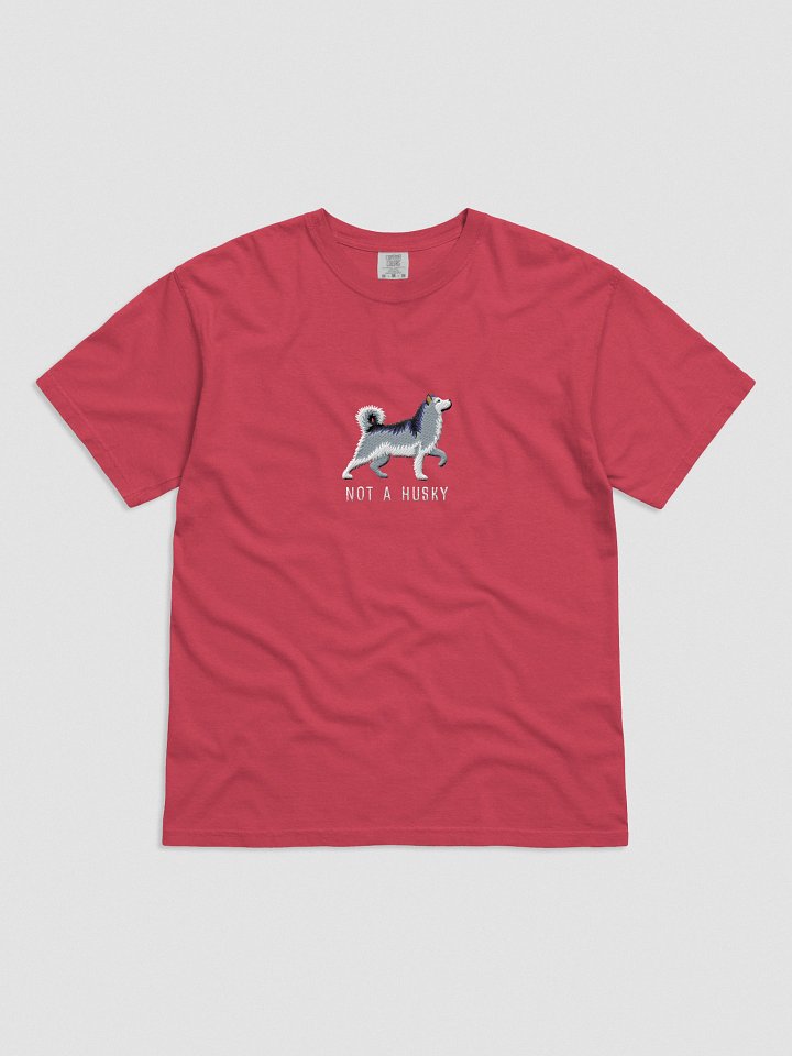 Not a Husky T-Shirt(Embroidered) of an Alaskan Malamute(Gray & White) product image (41)