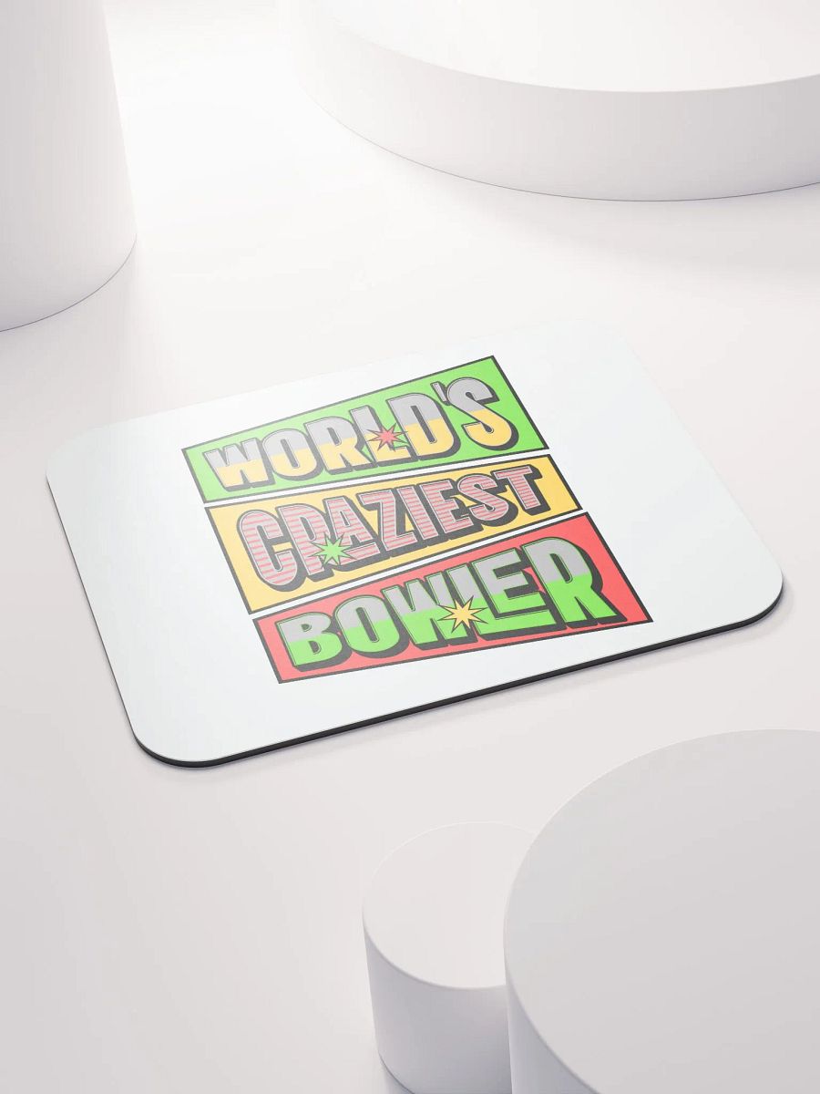 Worlds Craziest Bowler Playful Mouse Pad product image (4)