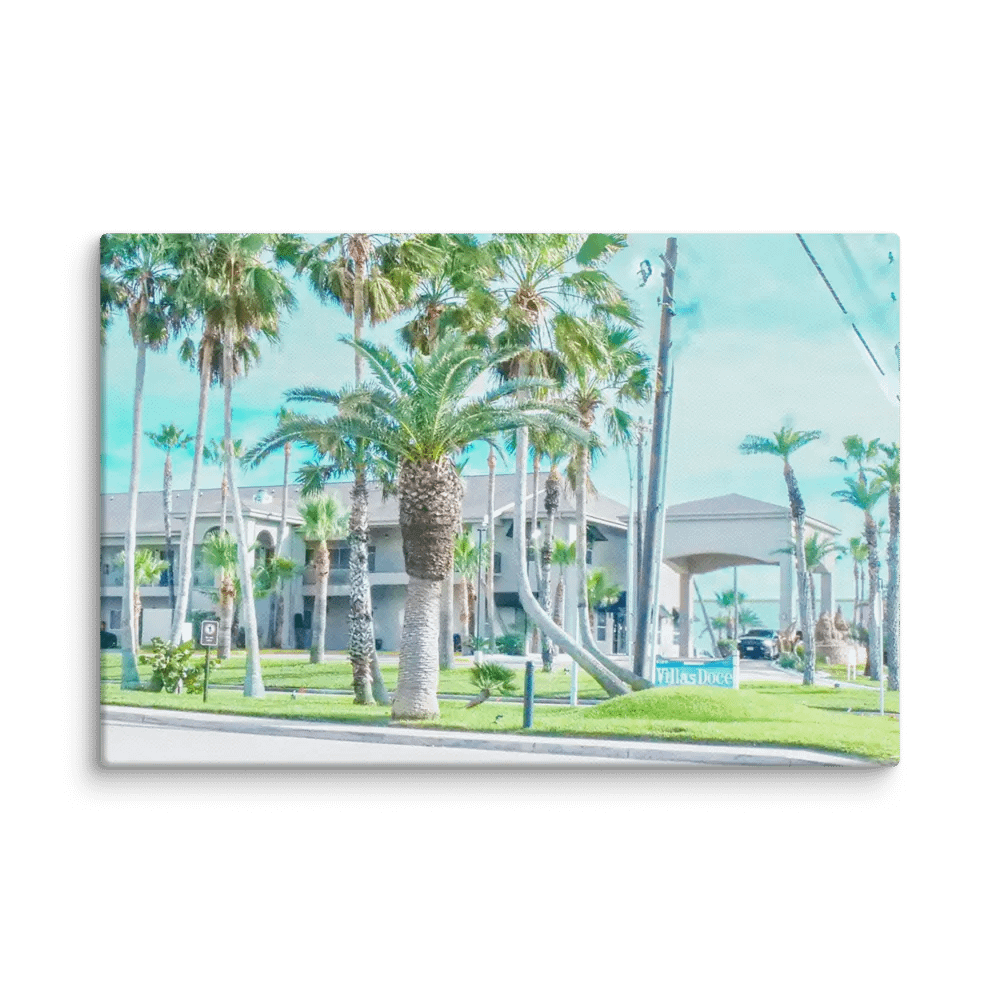 Catch the Island Vibe! - "South Padre Texas Main Street" Canvas Print product image (3)