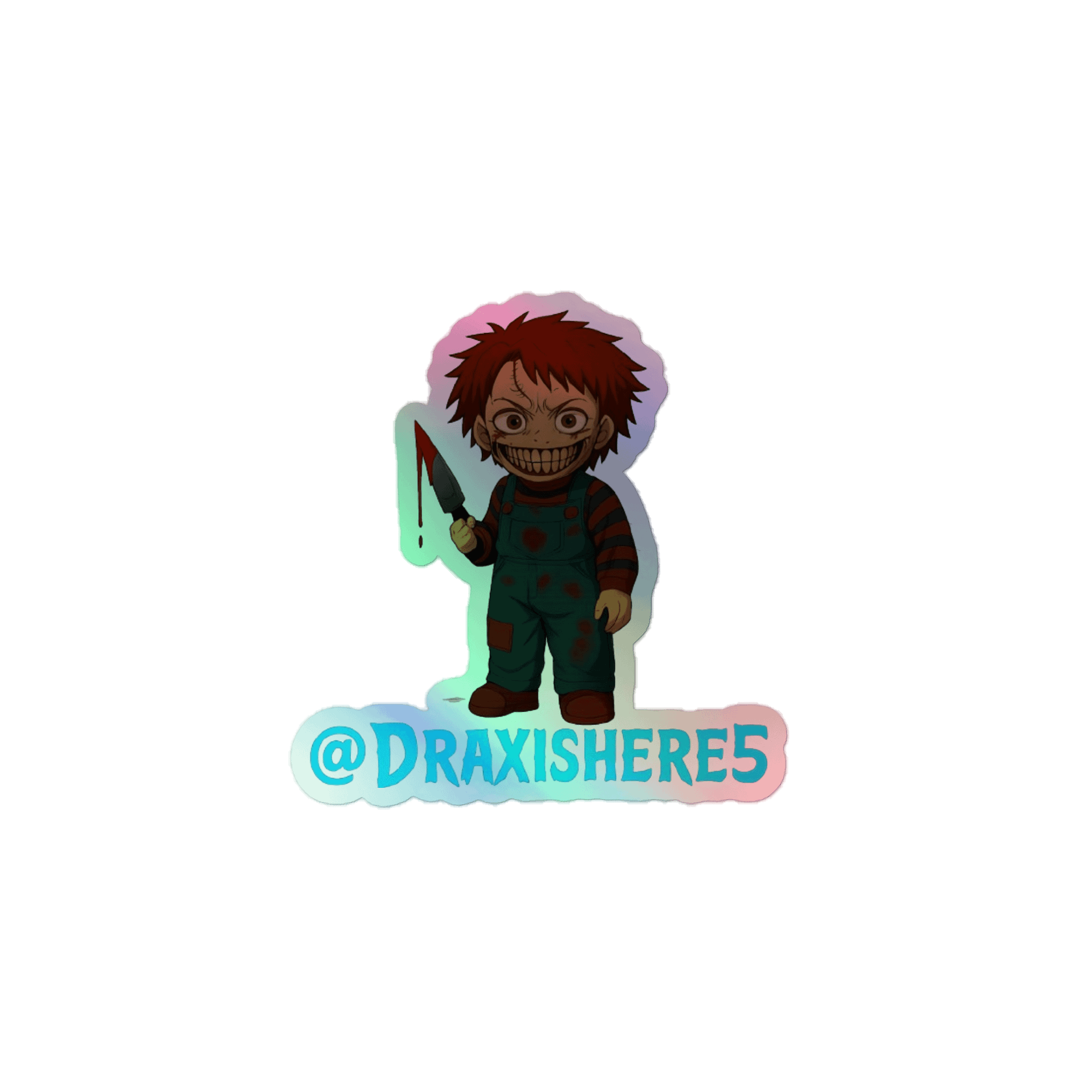 Mischievous Doll Holographic Sticker Sheet product image (1)