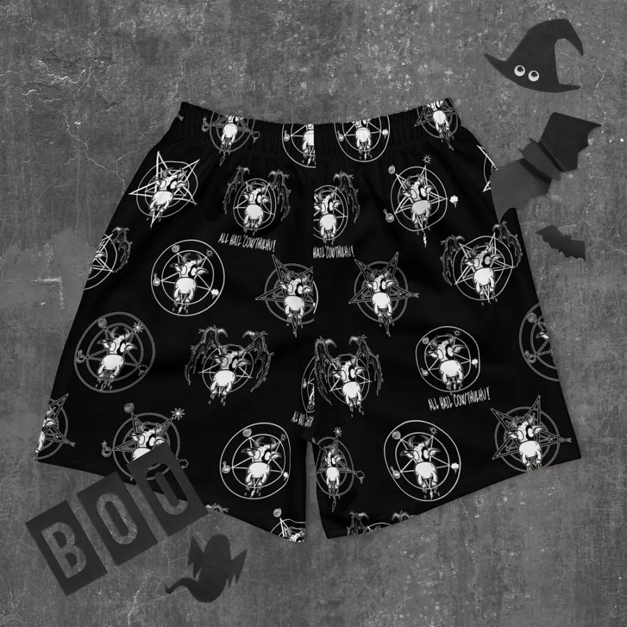 ALL HAIL COWTHULHU! COW OF CTHULHU 🐄🦇 Shorts product image (8)