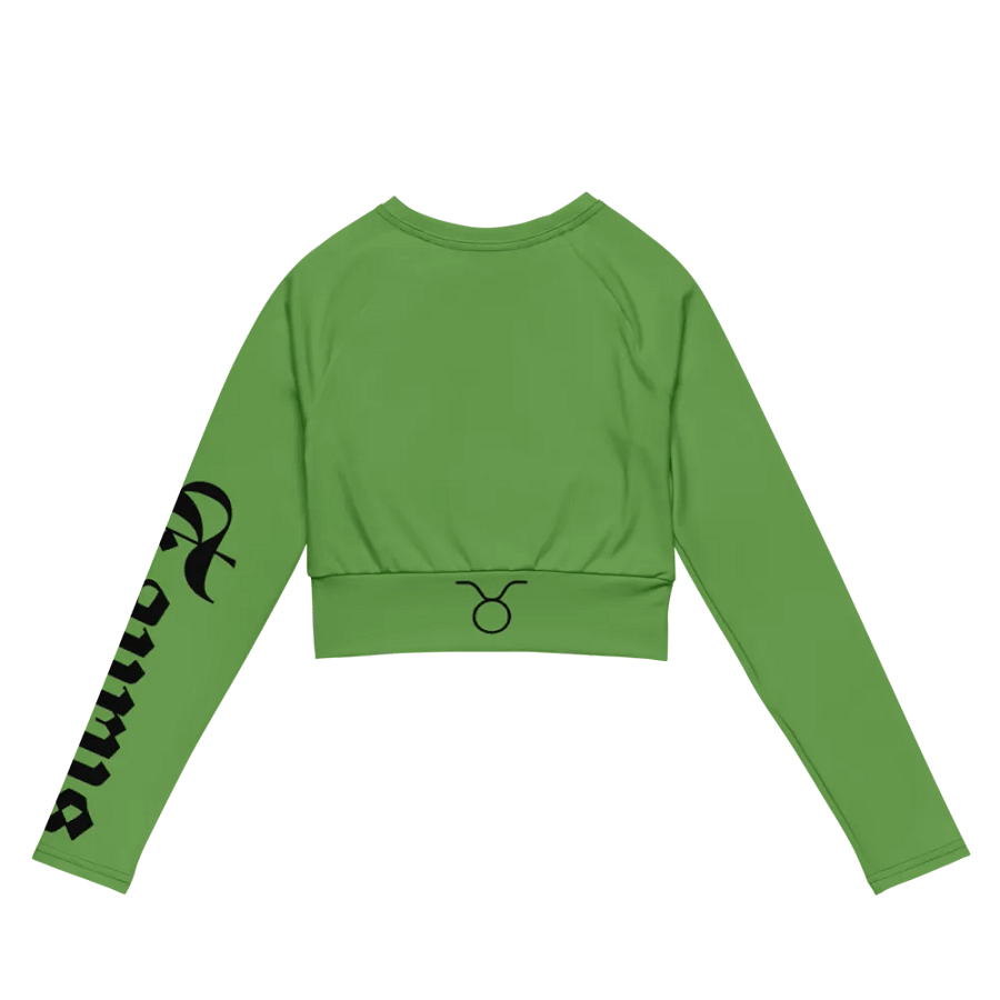 Taurus All-Over Print Long Sleeve Crop Top product image (10)
