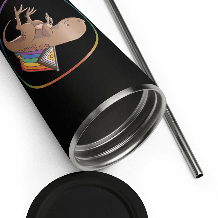 Pride Friend Tumbler w/Straw (Black) product image (12)