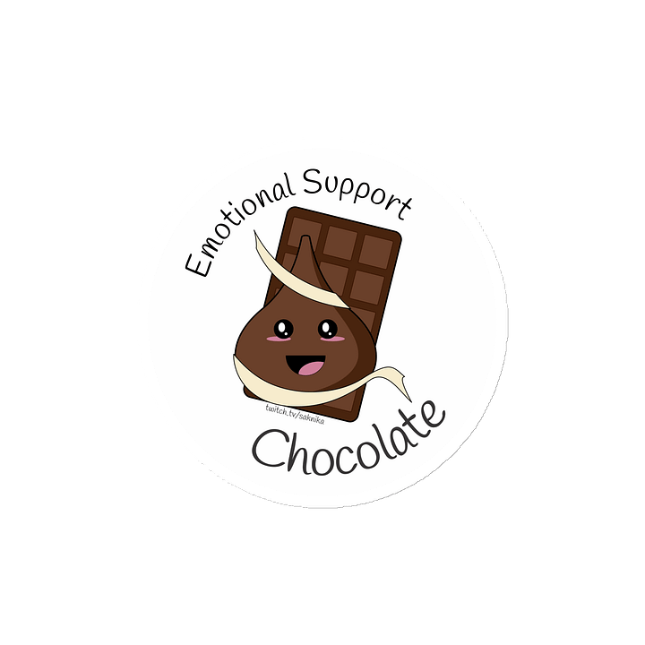Emotional Support Chocolate Magnet product image (2)