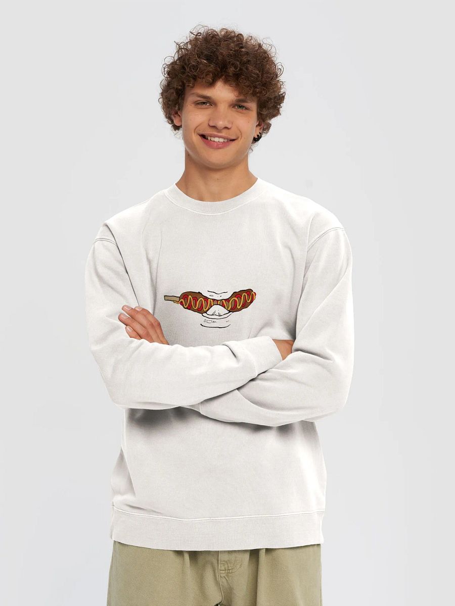 Eating Corn Dog Unisex Sweater - Independent Trading Co. product image (3)