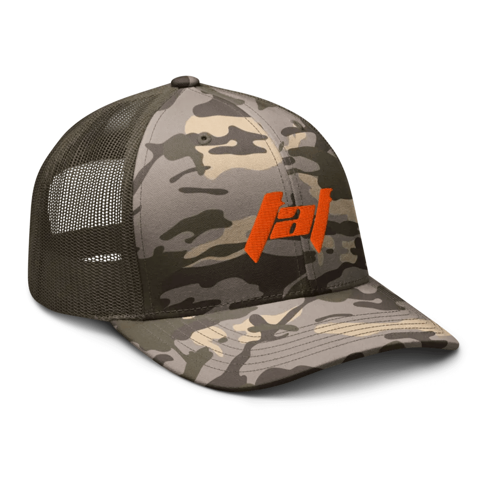 Orange TAF Logo, Camo Snapback product image (15)