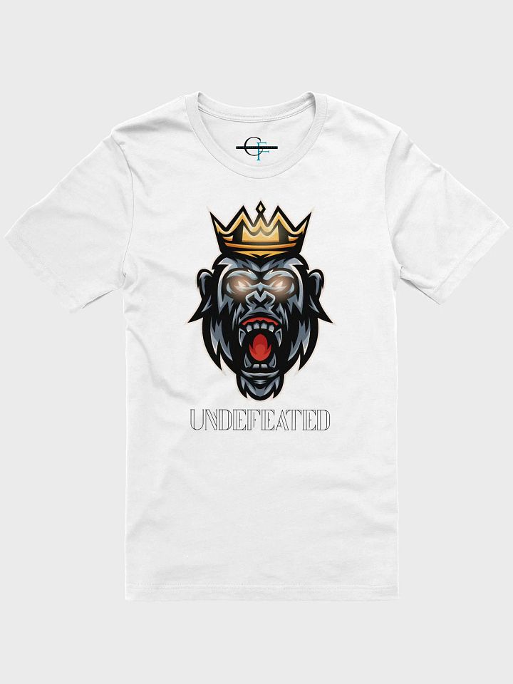 King Gorilla “Undefeated” Tee | Bold Primal Power on Bella + Canvas Unisex Shirt product image (41)