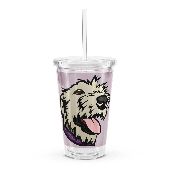 16 oz Double-Wall Plastic Tumbler — Grainne on Lavender product image (1)