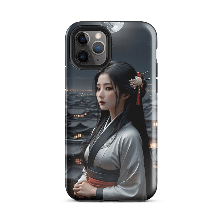 Moonlit Elegance iPhone Tough Case - Traditional Beauty Design product image (25)