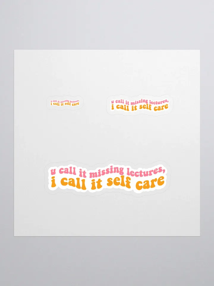 Self Care Sticker product image (1)