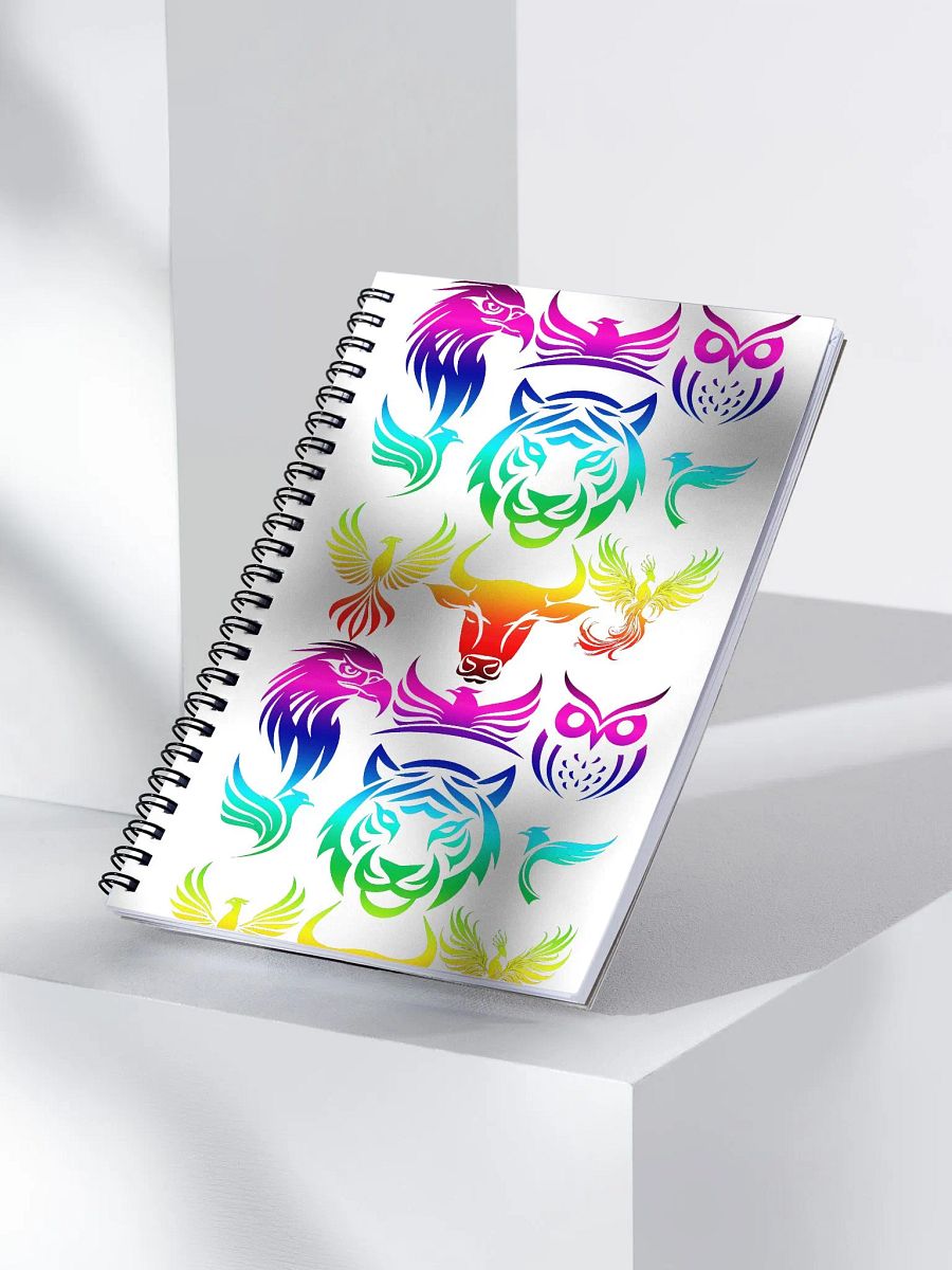 Vibrant Symmetry Spiral Notebook product image (3)