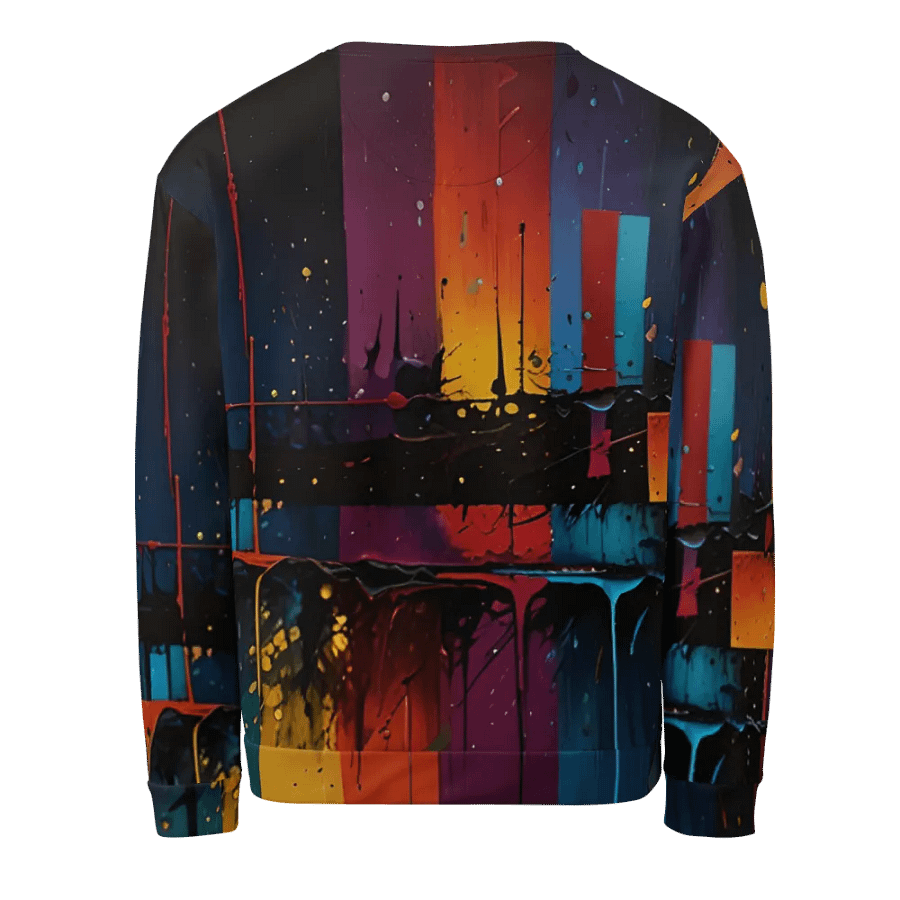 Acrylics All-Over Print Recycled Unisex Sweatshirt product image (4)