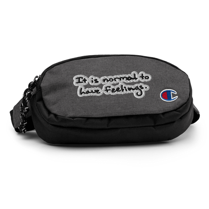 It is normal to have feelings. (bubble design) champion fanny pack product image (2)