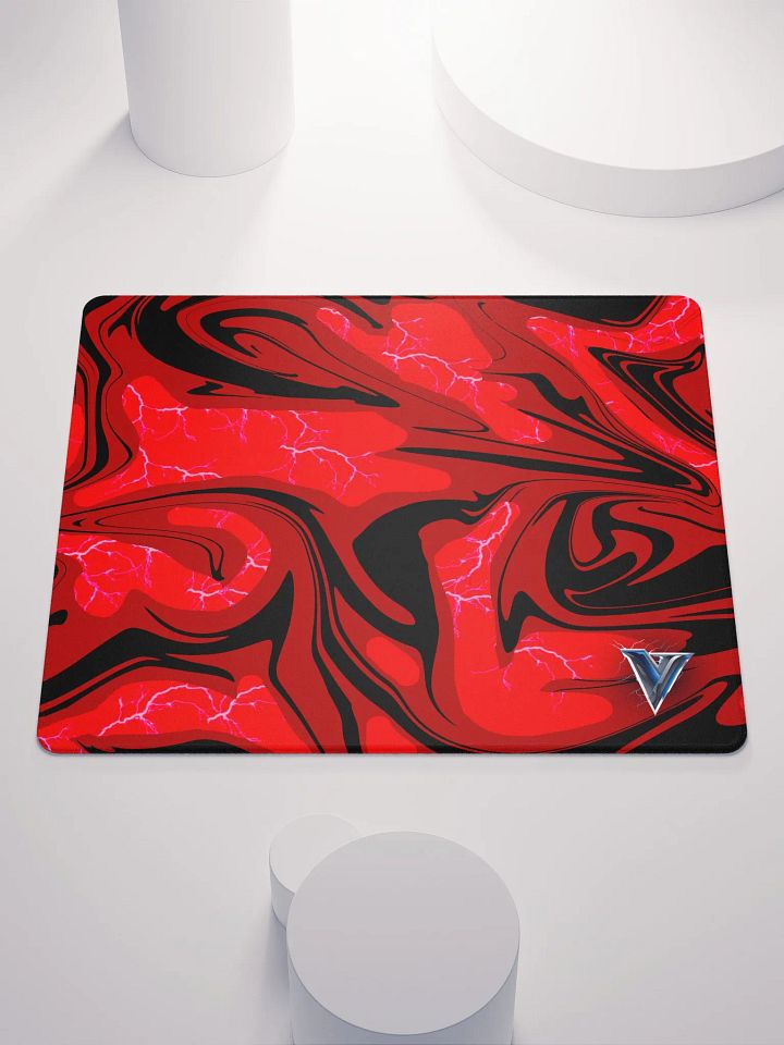 Black x Red Mouse Pad product image (1)