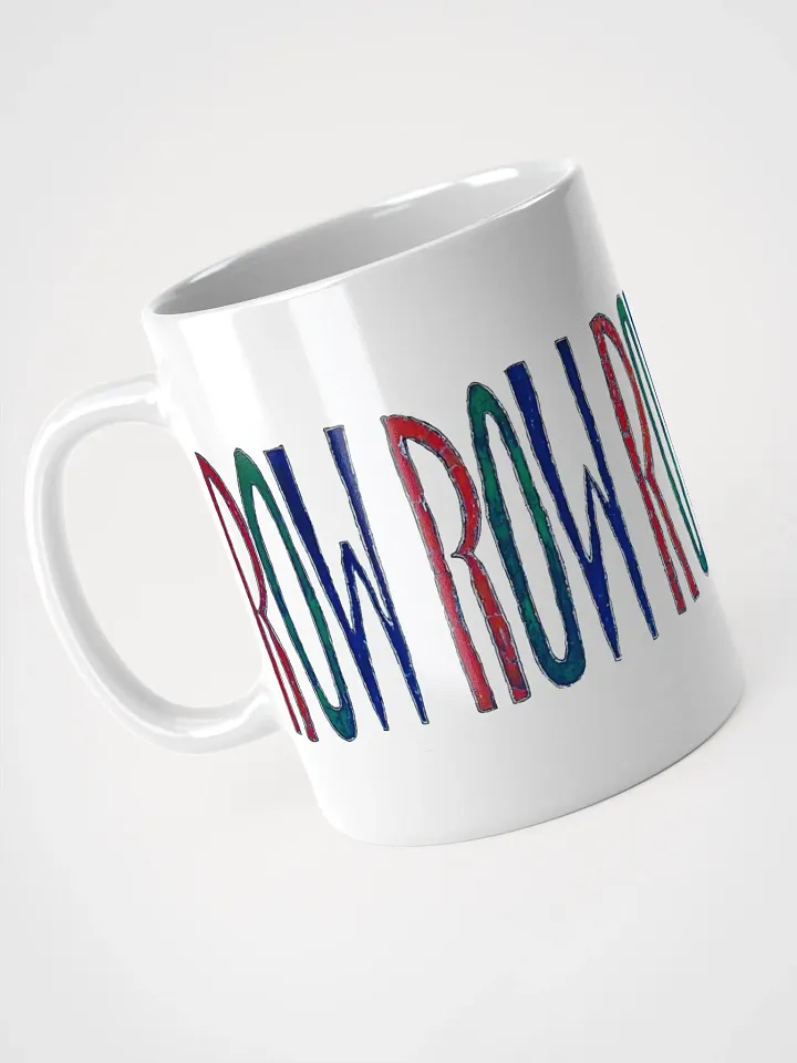 Row Row Row Your Boat White Ceramic Mug product image (1)
