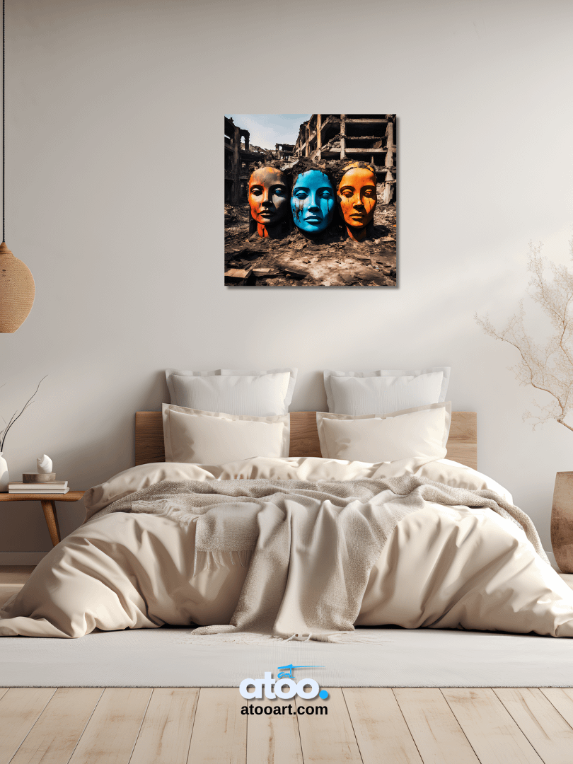 Elegy to Humanity - 4 | Canvas Art Painting product image (4)