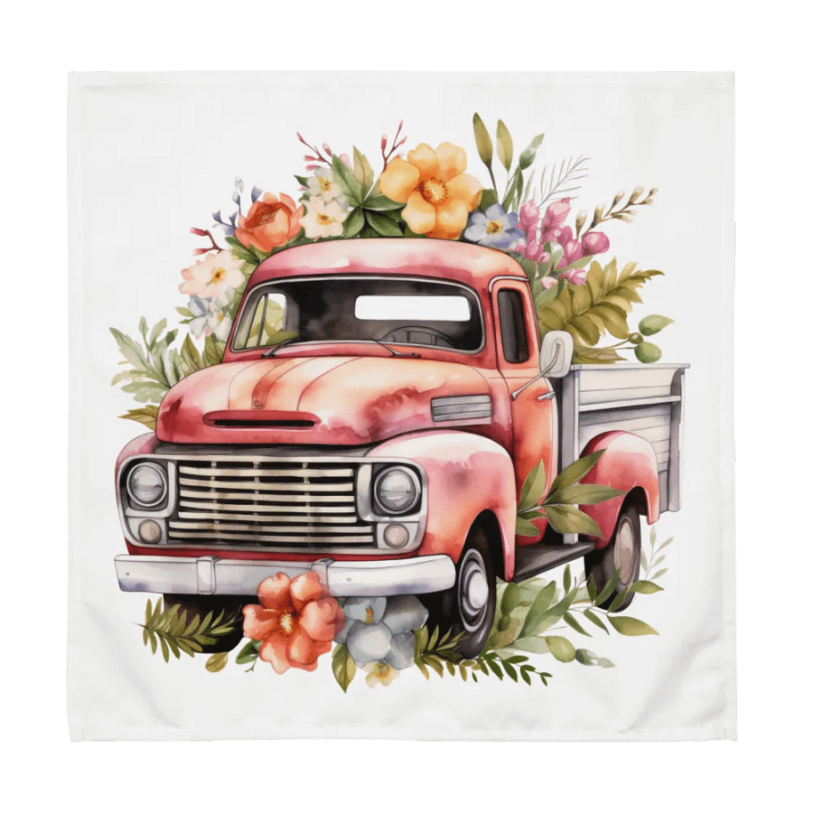 Blooming Vintage Ride Cloth Napkin Set product image (9)