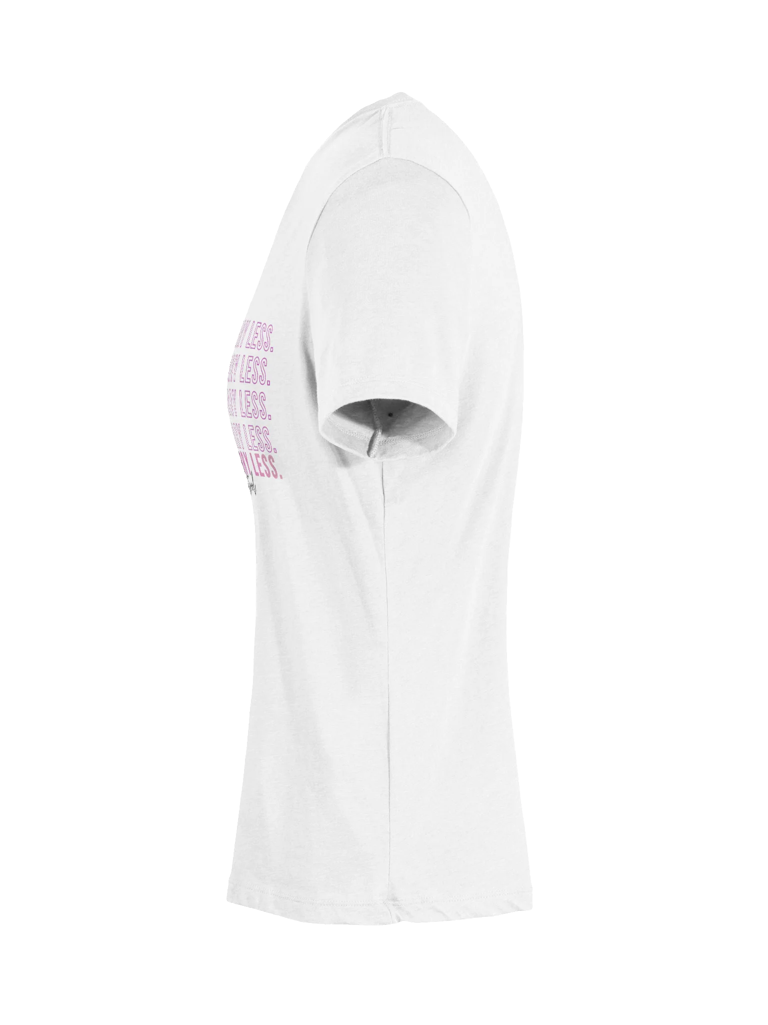 Pray More Worry Less 2.0 V-Neck Tee - Pink Gradient - Light Colors product image (19)