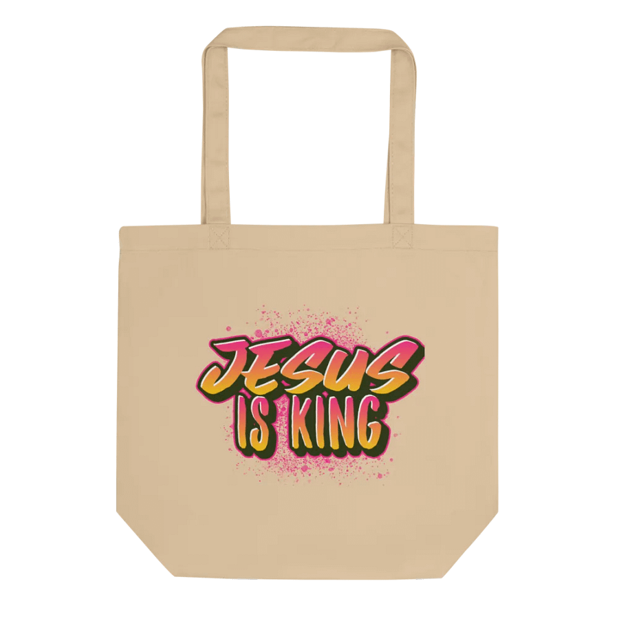 Jesus is King Tote Bag product image (3)