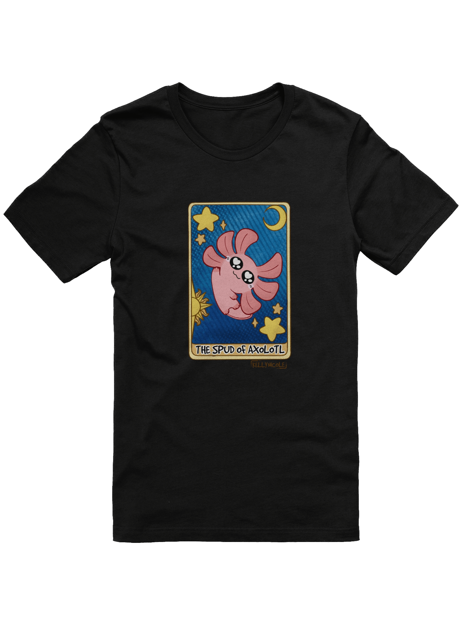 Spud Tarot Card Fitted T-shirt product image (5)