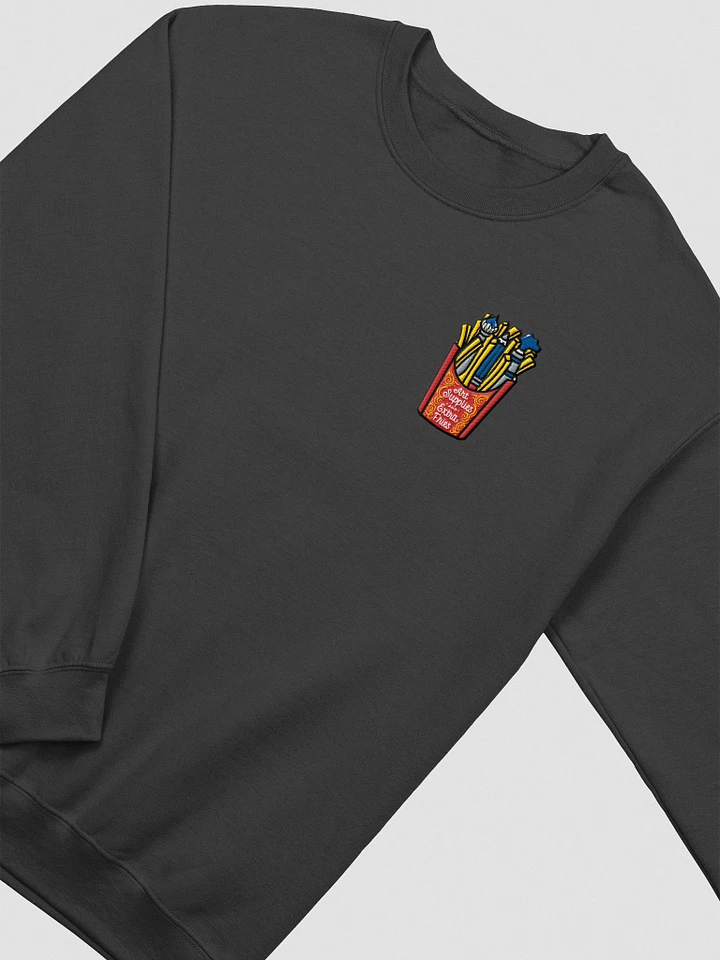 Art Supplies and Extra Fries Embroidered Sweater (Pocket Side) product image (1)