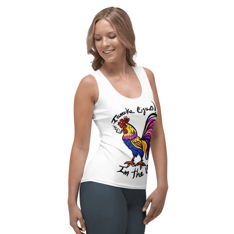 Boss Rooster All-Over Print Women's Tank Top product image (4)