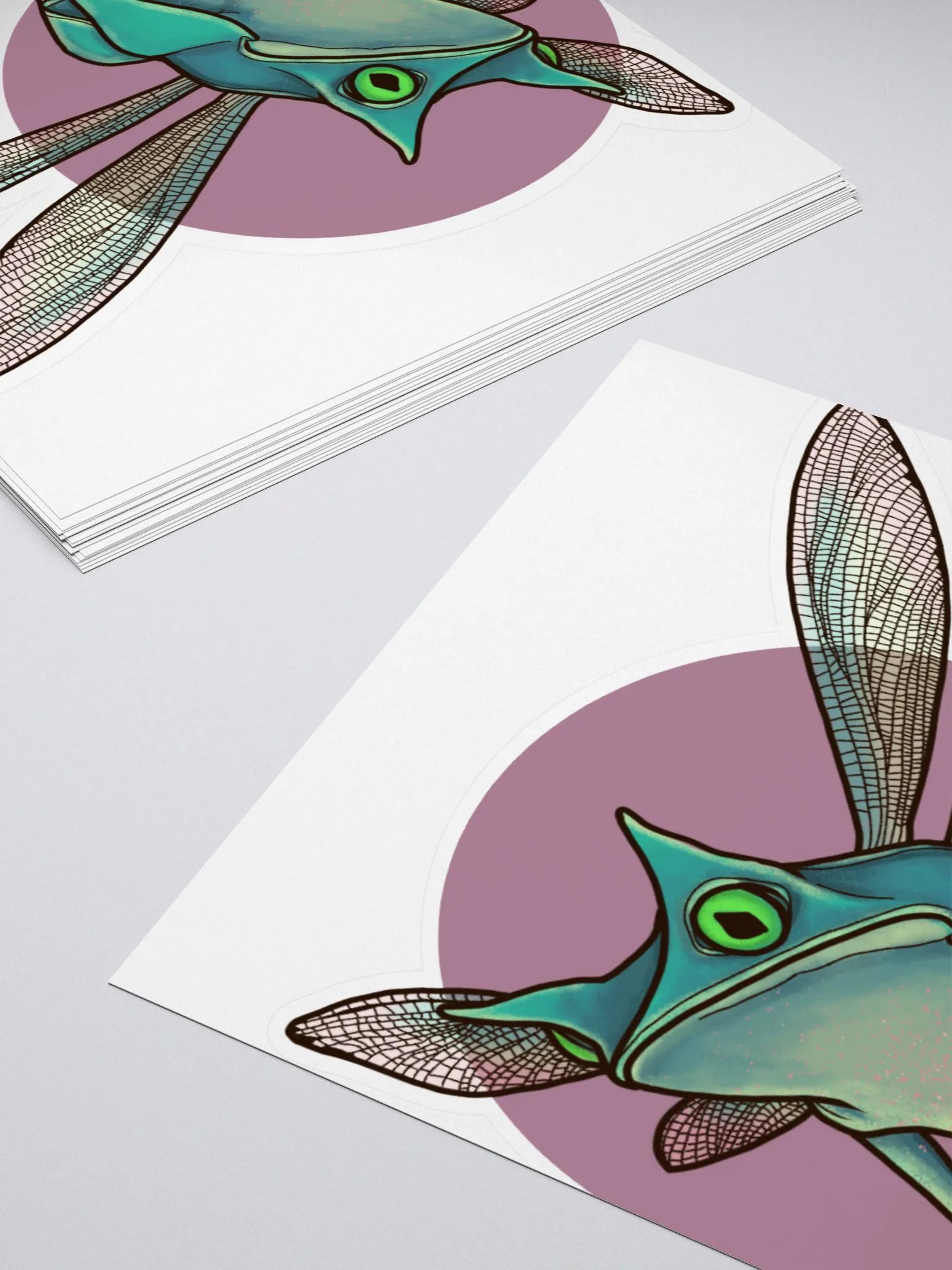 Dragonfly Frog Sticker product image (7)