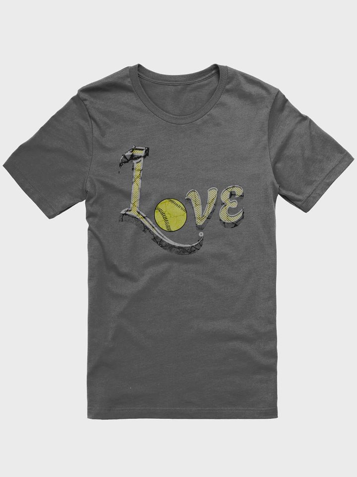Love Softball Distressed Tee product image (1)