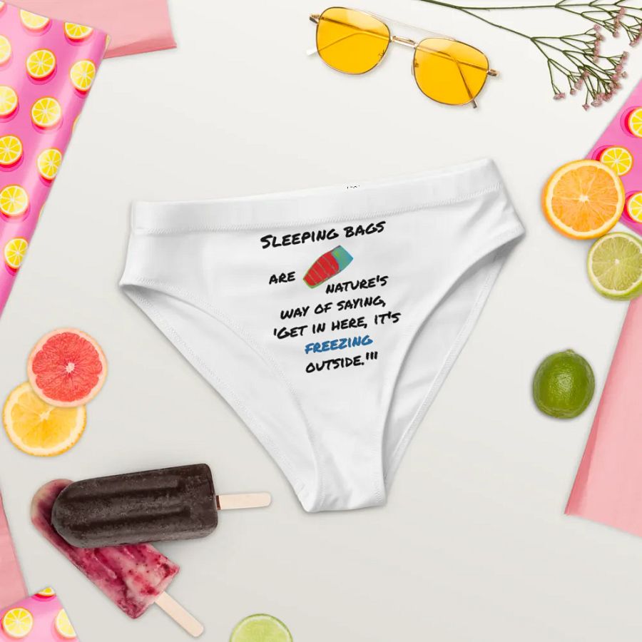 Arctic Dreams Recycled High-Waisted Bikini Bottom product image (11)