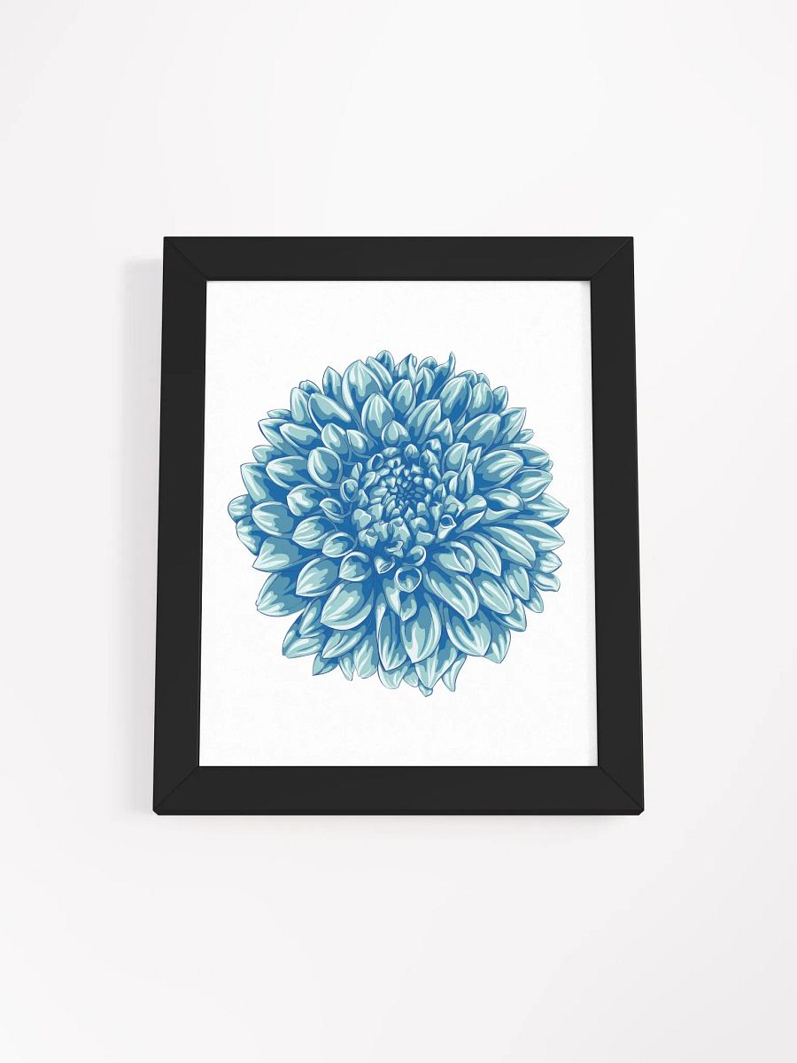 Blue Stylized Dahlia Bloom product image (6)