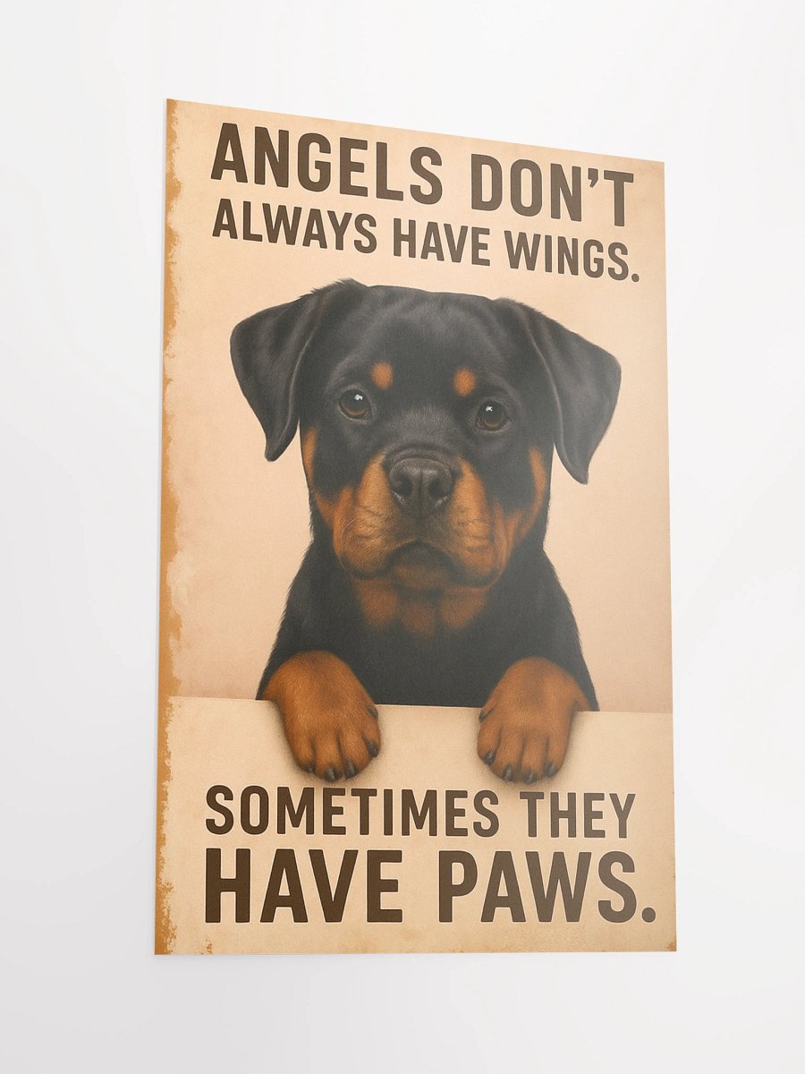 Rottweiler Angel Poster product image (6)