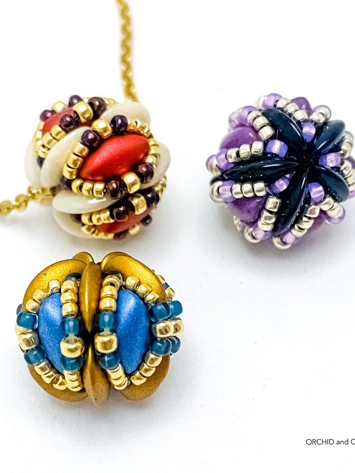 Beading Pattern – Chameleon Beaded Bead – Small Version product image (1)