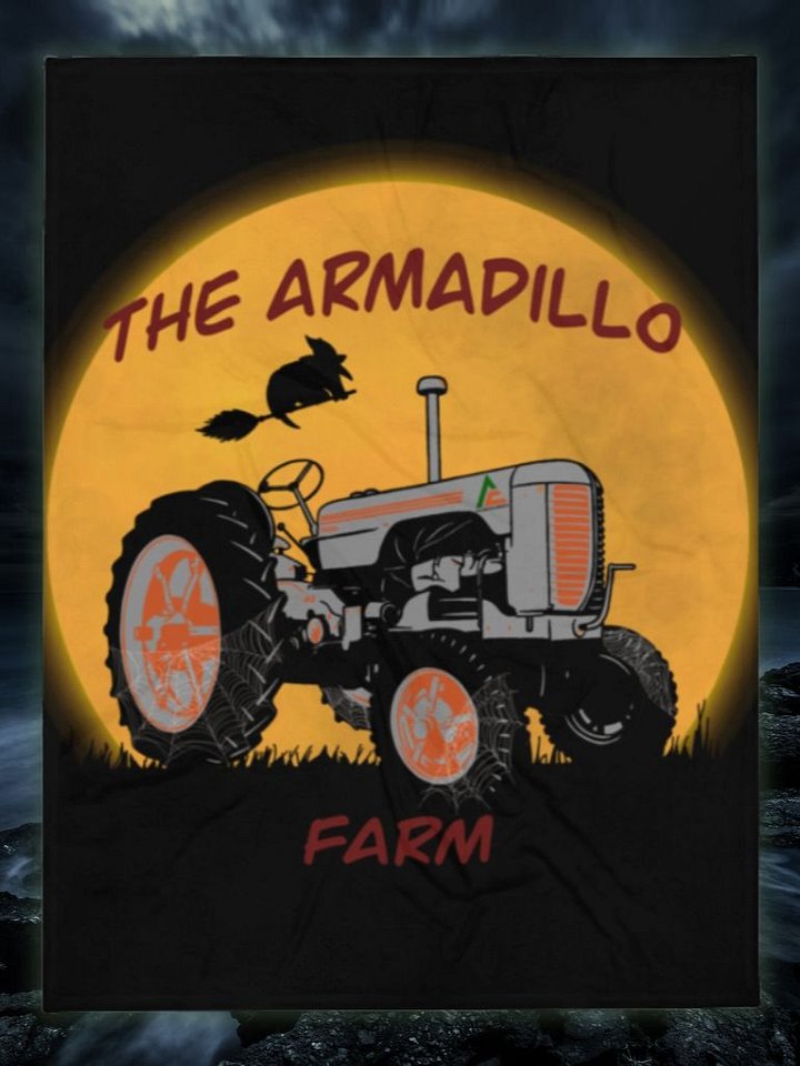 Spooky Armadillio Farm Blanket product image (1)