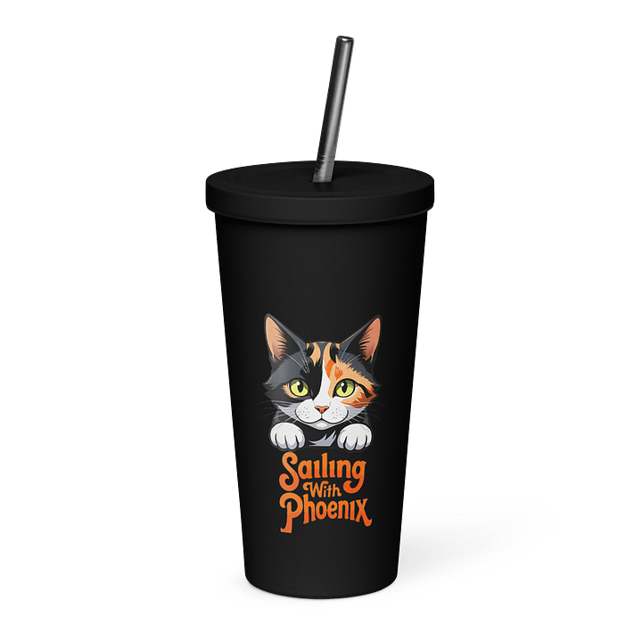 LIMITED TIME PHOENIX TUMBLER W/STRAW product image (1)