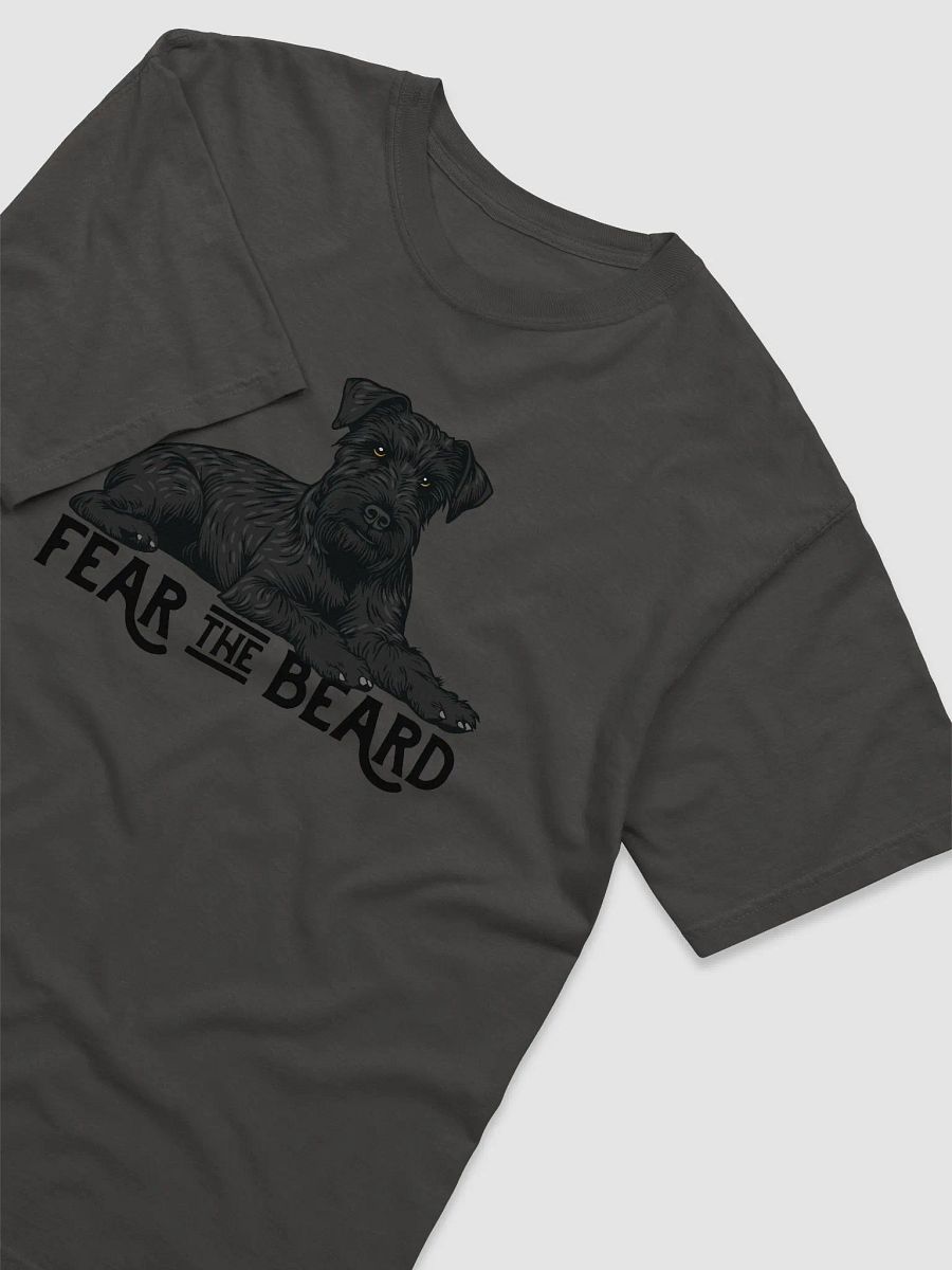 Fear the Beard T-Shirt of a Schnauzer (Black) | Funny T-Shirt for Bearded Dog Paw-rents product image (25)