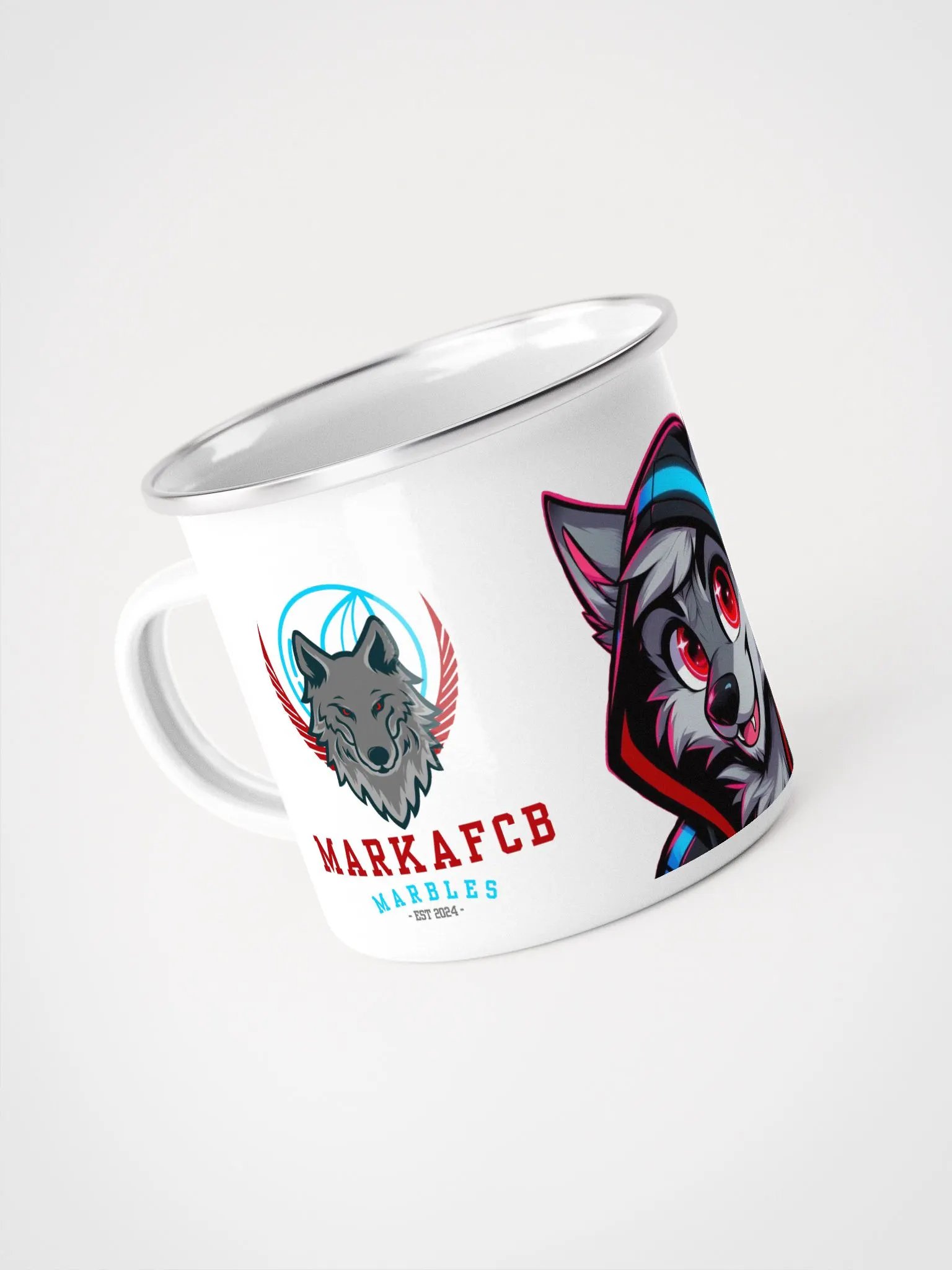 Logo & Character Enamel Mug product image (4)