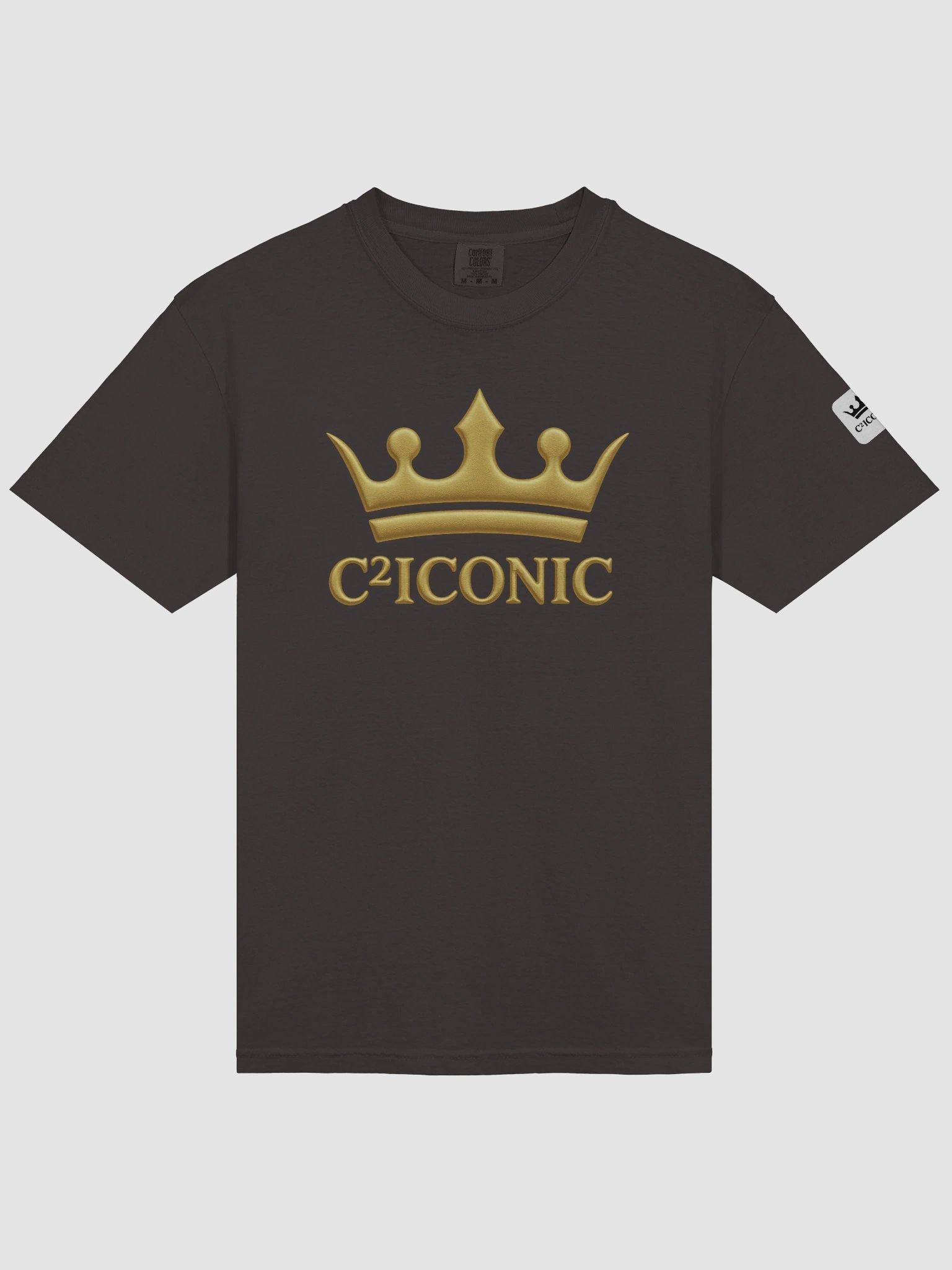 C² ICONIC Graphic T-Shirt with Gold Metallic Logo product image (42)