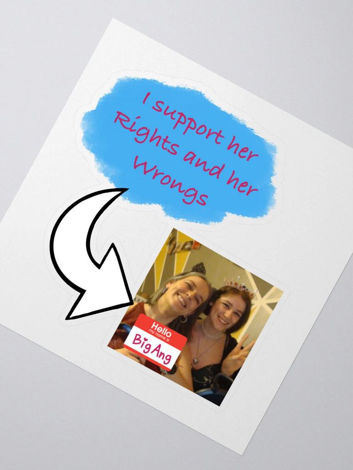 Big Ang Support Sticker product image (4)