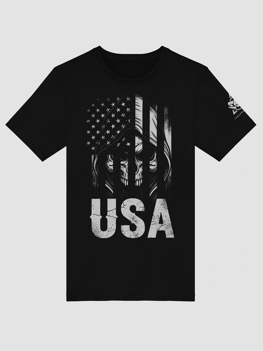 The Dawnbreaker's Patriotic Skull USA T-Shirt product image (5)