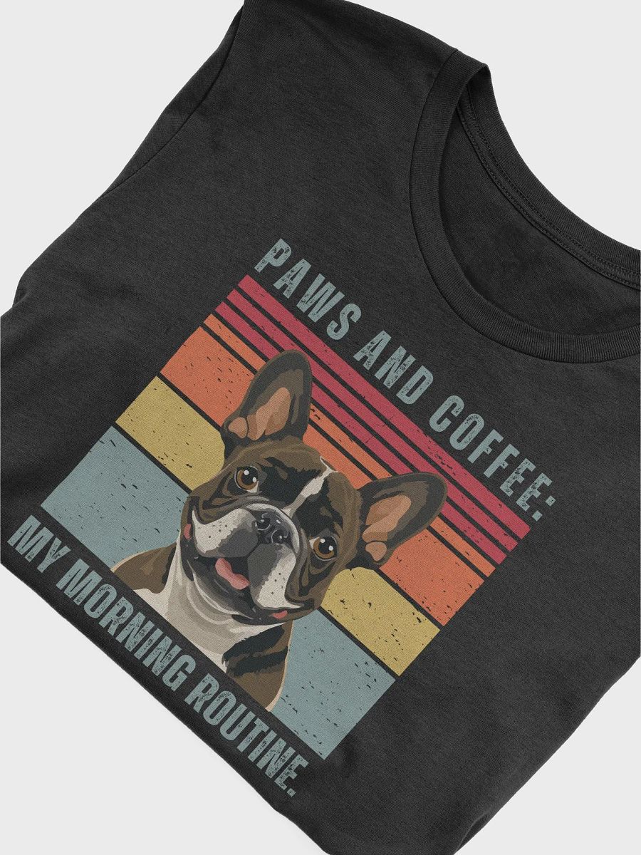 Paws and Coffee French Bulldog T-Shirt product image (17)