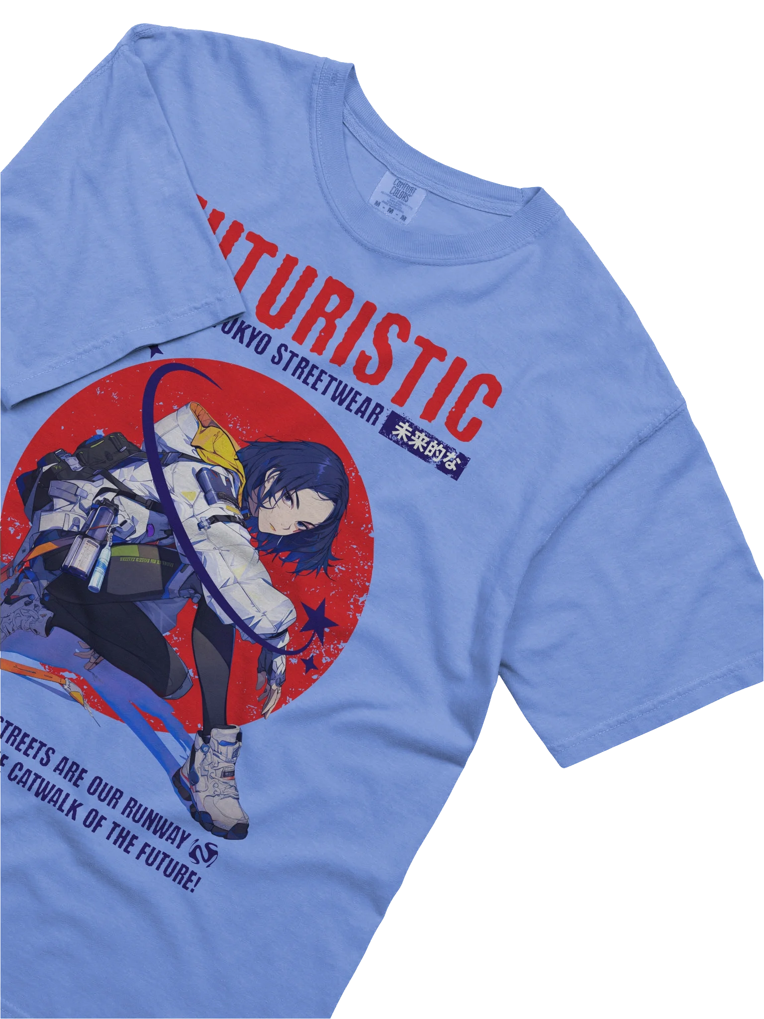 Y2K Japan Anime Tee Futuristic Fashion Tokyo Streetwear product image (45)