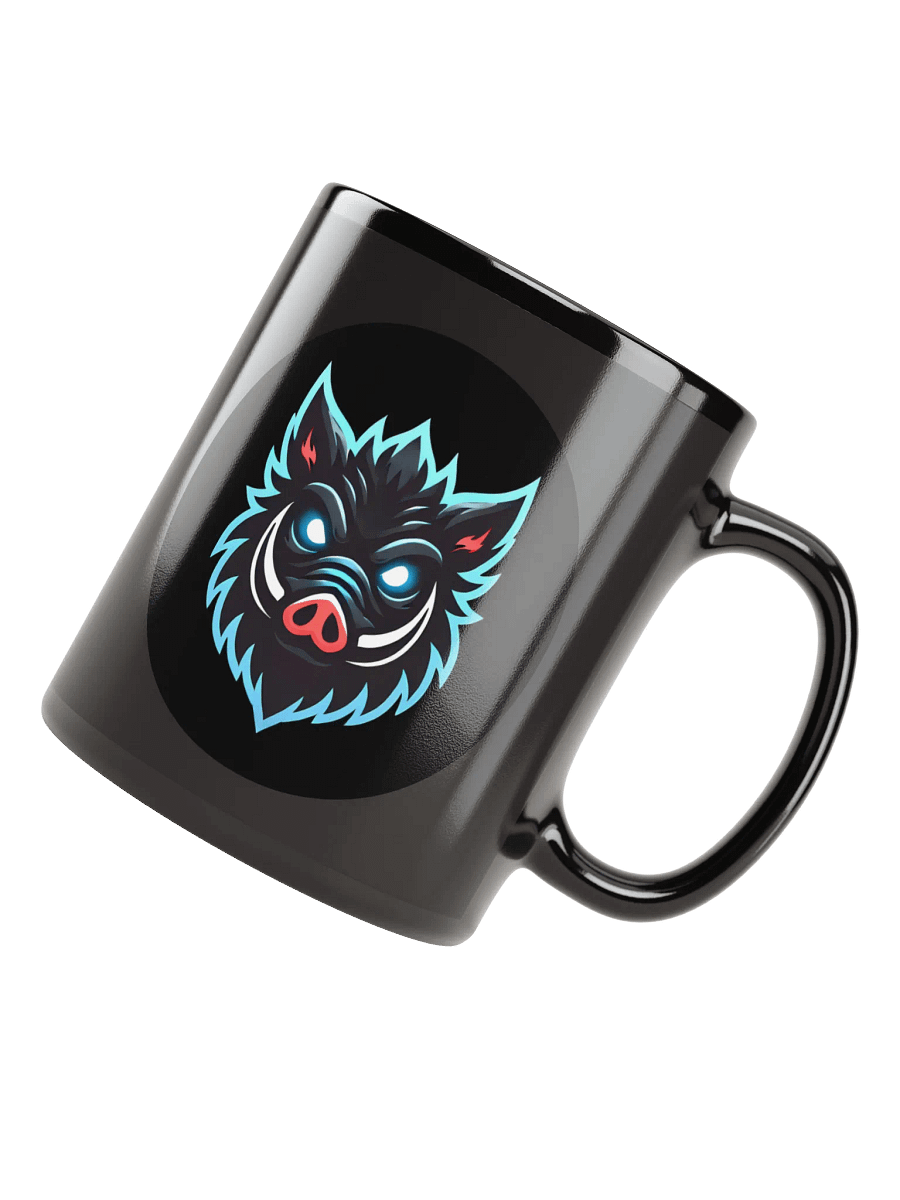Mystic Boar Black Glossy Mug product image (8)