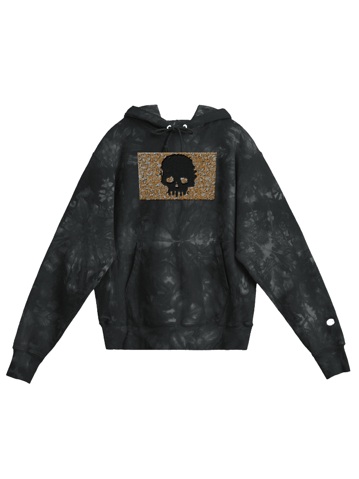 Ethereal Skull Tie-Dye Hoodie product image (1)