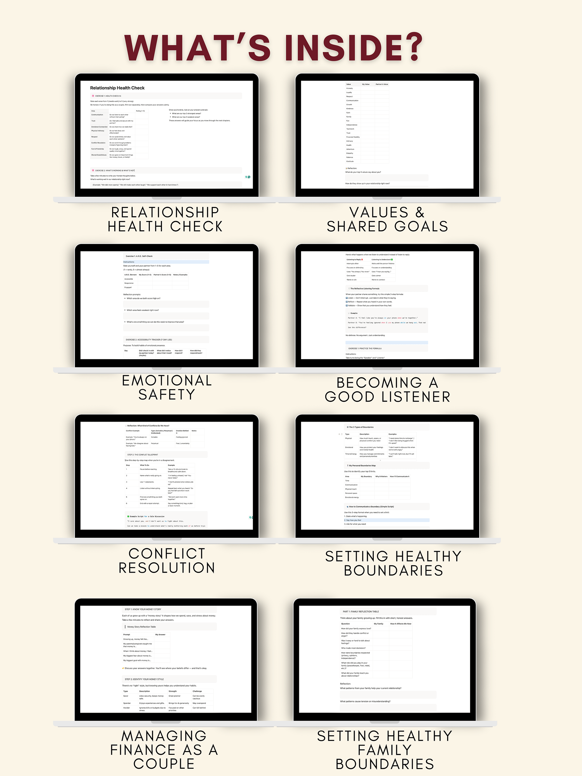 Healthy Relationship Workbook (Editable) product image (3)